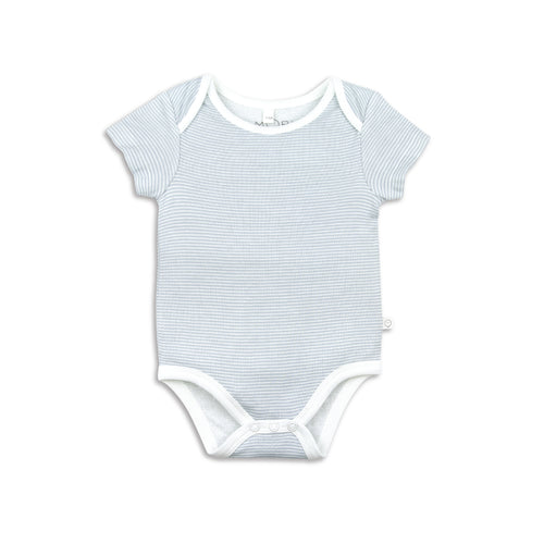 Organic Cotton Baby Clothes - Mori Short Sleeved Onesie