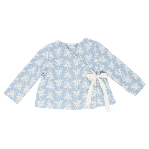 Embroidered Chambray Jacket by Babe & Tess