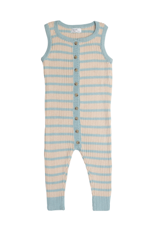 Striped Knit Playsuit
