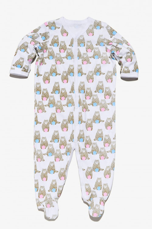 Infants Snap Pajama Stan the Bear