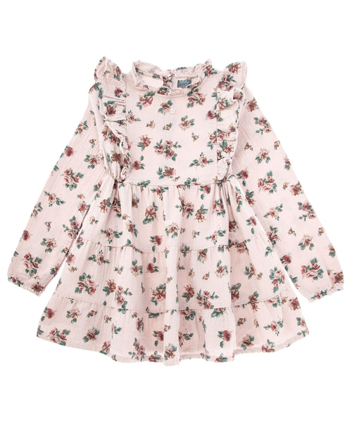 Flower Print  Dress / Pink
